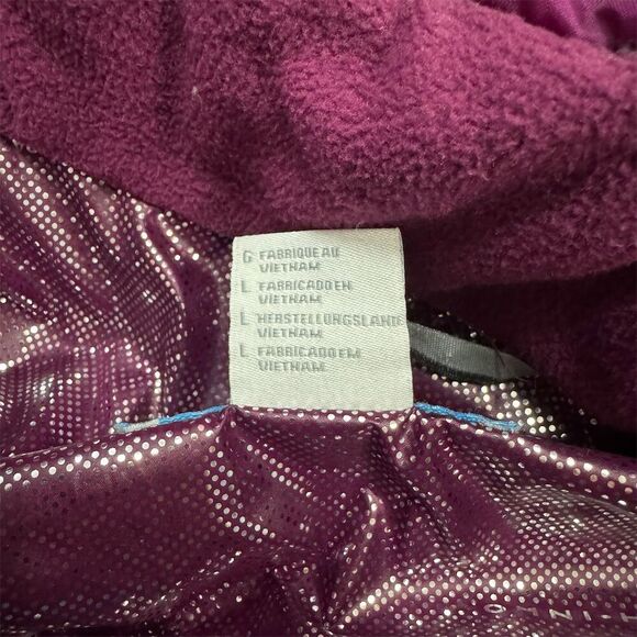 Columbia Unisex Puffer Jacket L Purple Omni-Heat Winter Hooded - Picture 7 of 8